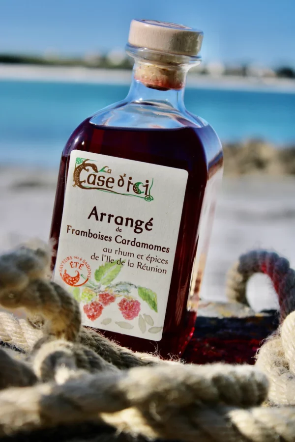 Rhum arrange framboises et Cardamome